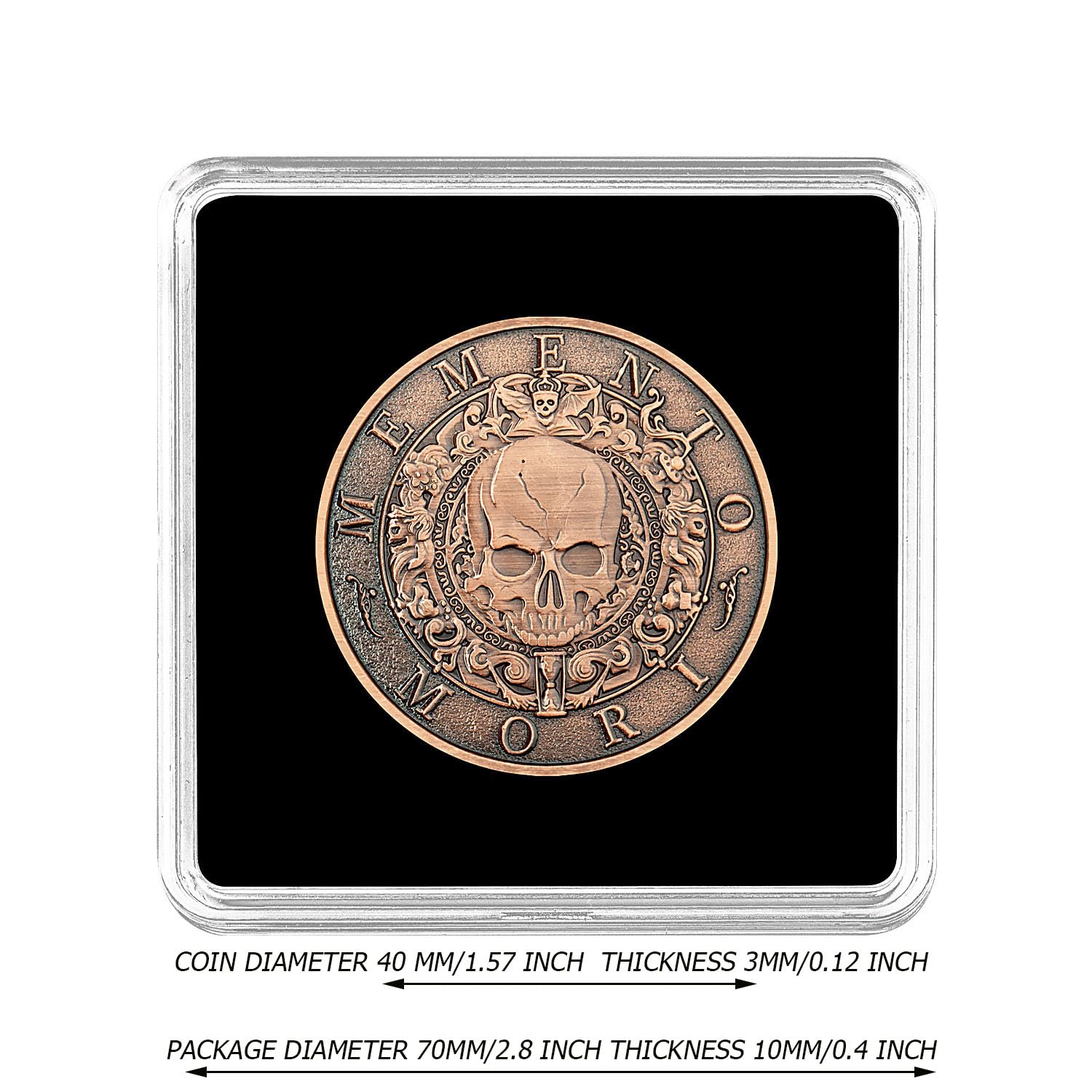 Amazon.com: Memento Mori Carpe Diem Stoicism Collectible Coins